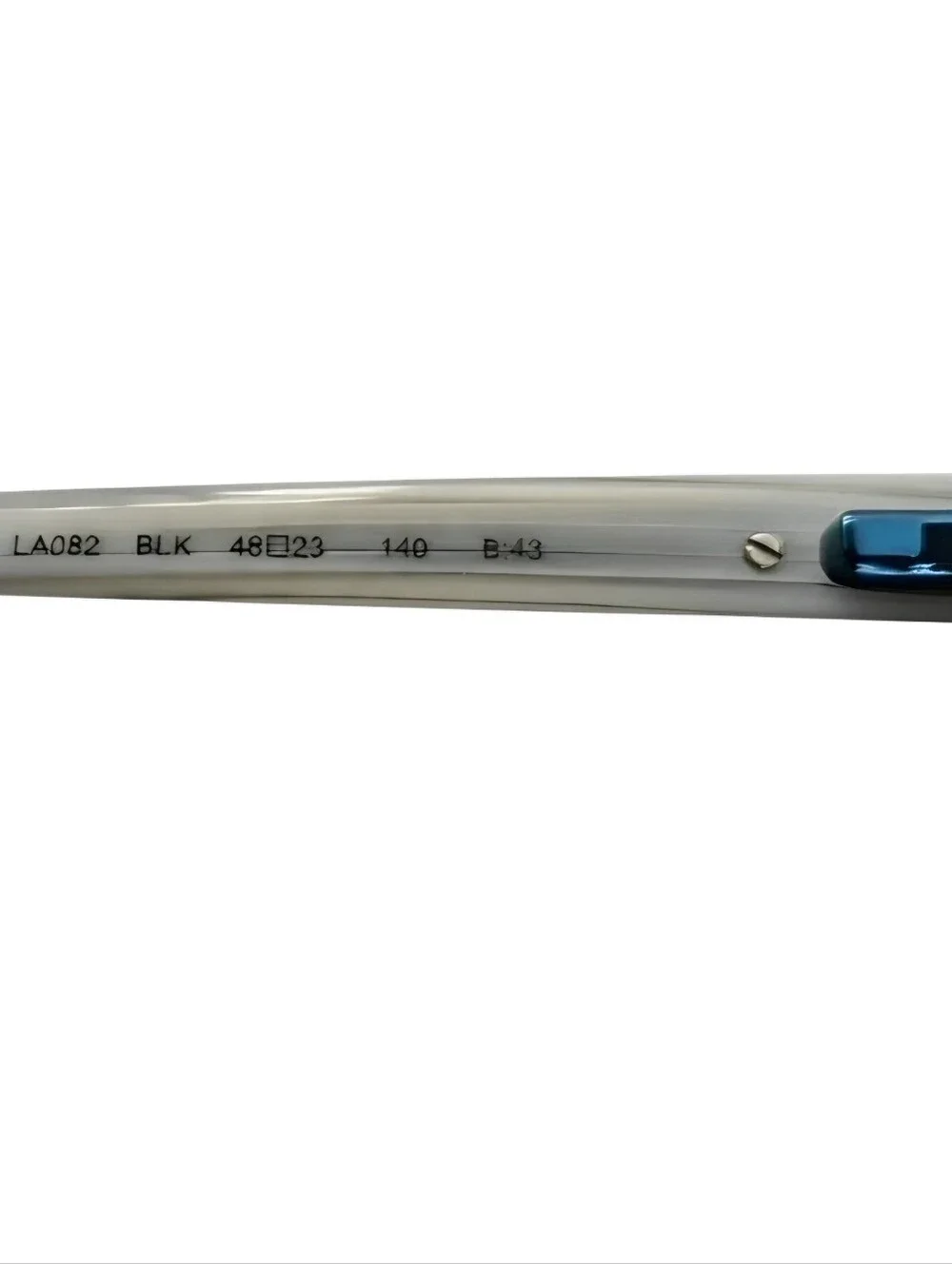 L.A.M.B. Black with Blue Nose Piece Round Frame Women's Eyeglasses LA082